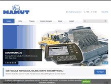 Tablet Screenshot of mamut-servis.si